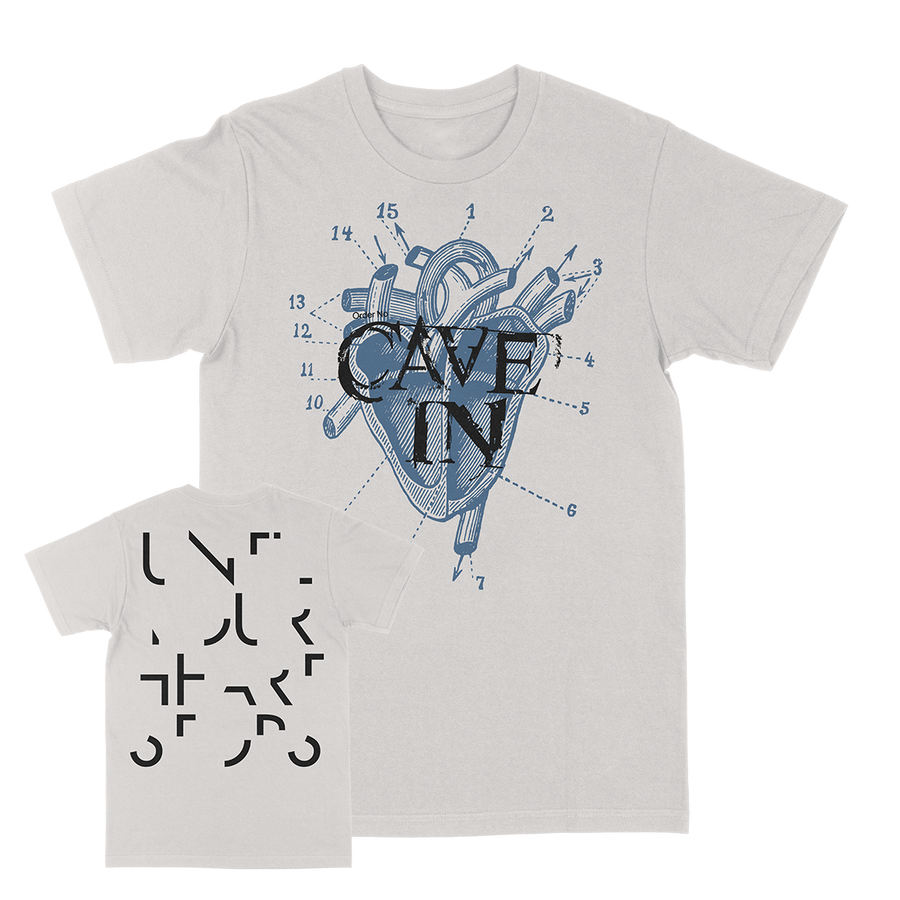 Cave In “UYHS Heart“ Vintage White T-Shirt