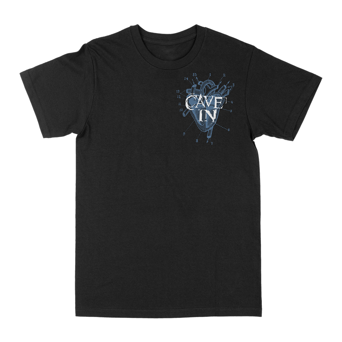 Cave In “UYHS Small Heart“ Black T-Shirt