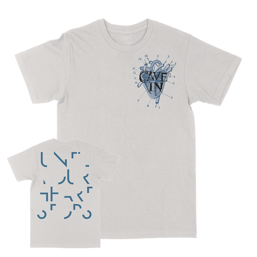 Cave In “UYHS Small Heart“ Vintage White T-Shirt