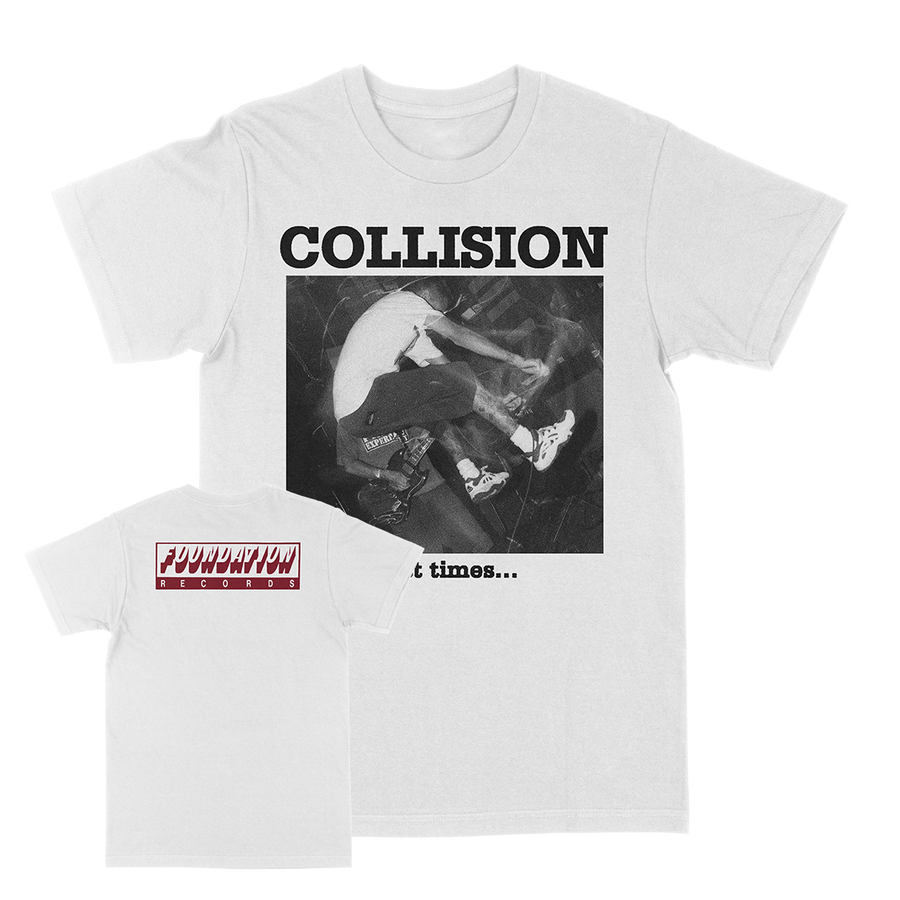 Collision “Past Times White” White T-Shirt