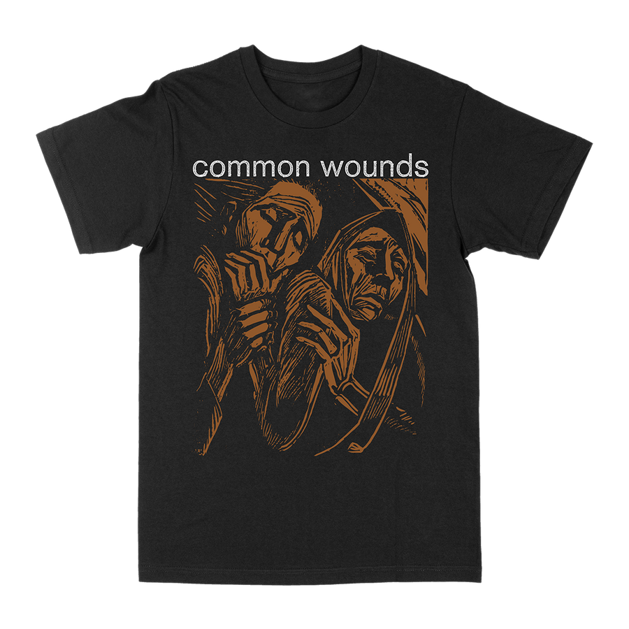 Common Wounds “Woodcut” Black T-Shirt