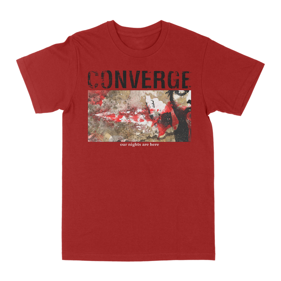 Converge "Our Nights Are Here" Red T-Shirt