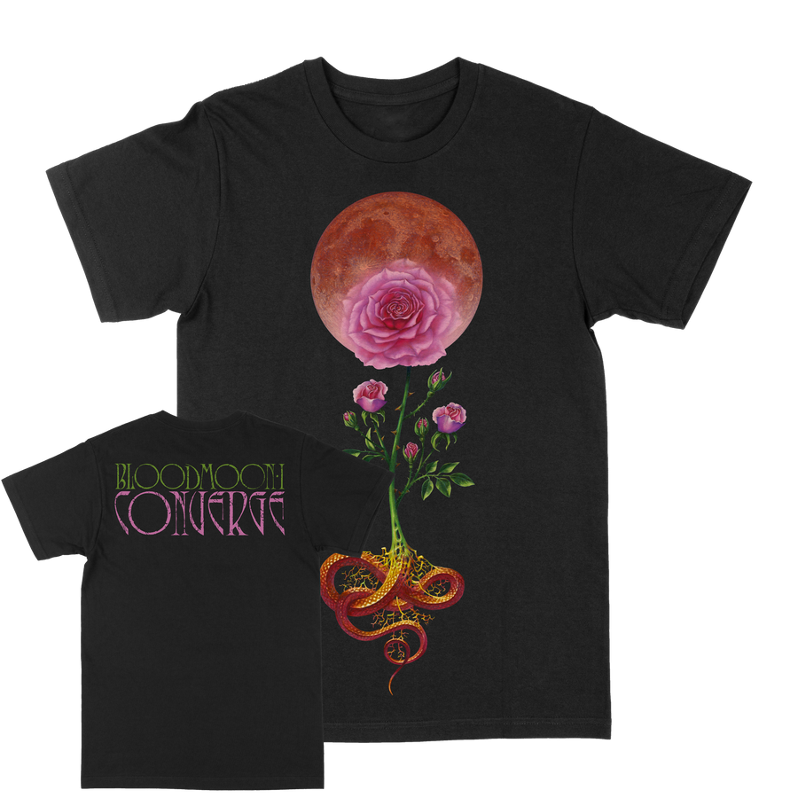 Converge Bloodmoon "Flower Moon" Black T-Shirt