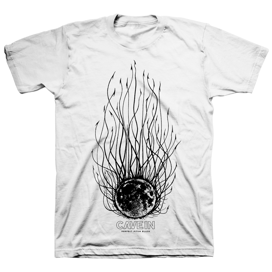 Cave In "Perfect Pitch Black: Evil Moon" White T-Shirt