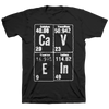 Cave In "Elements (Stacked) White" Black T-Shirt