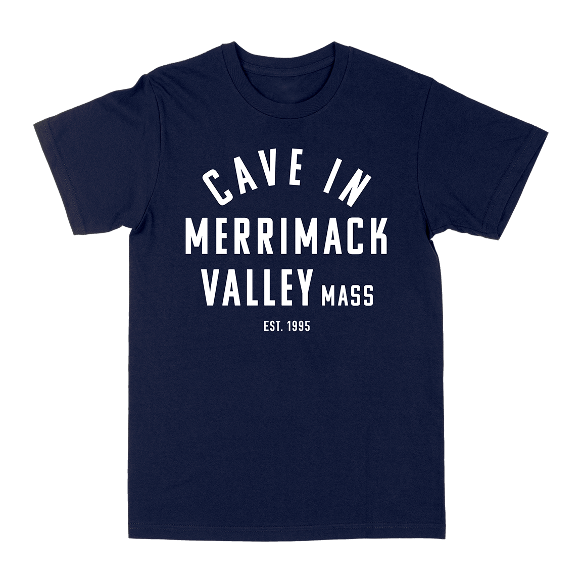 Cave In “Merrimack Valley” Navy T-Shirt