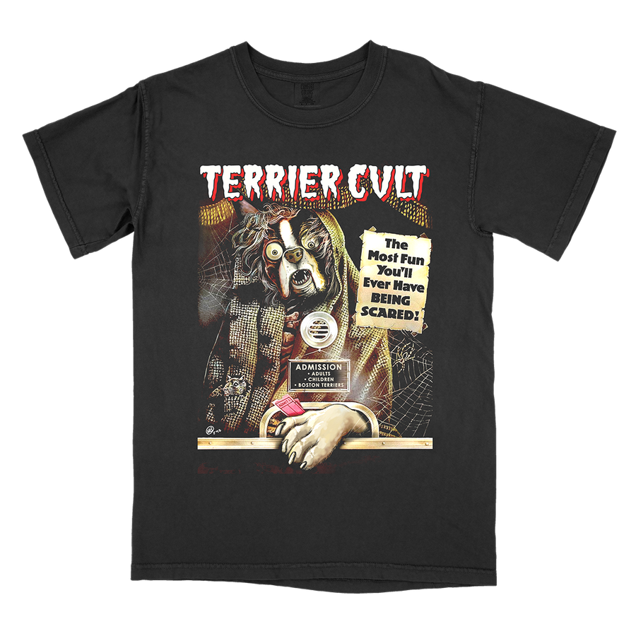 Terrier Cvlt "Creepy Cvlt" Premium Black T-Shirt