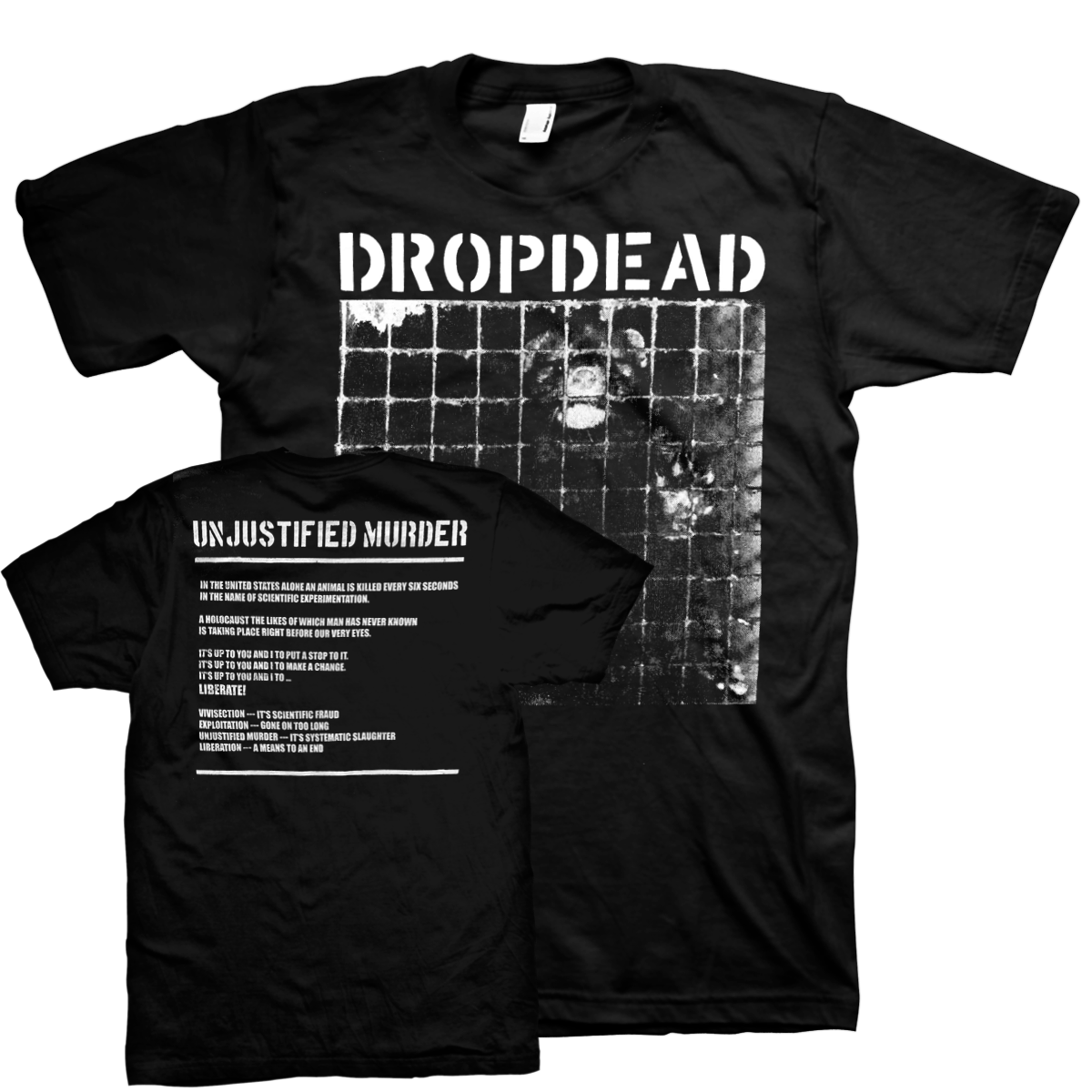 Dropdead Unjustified Murder Black T-Shirt