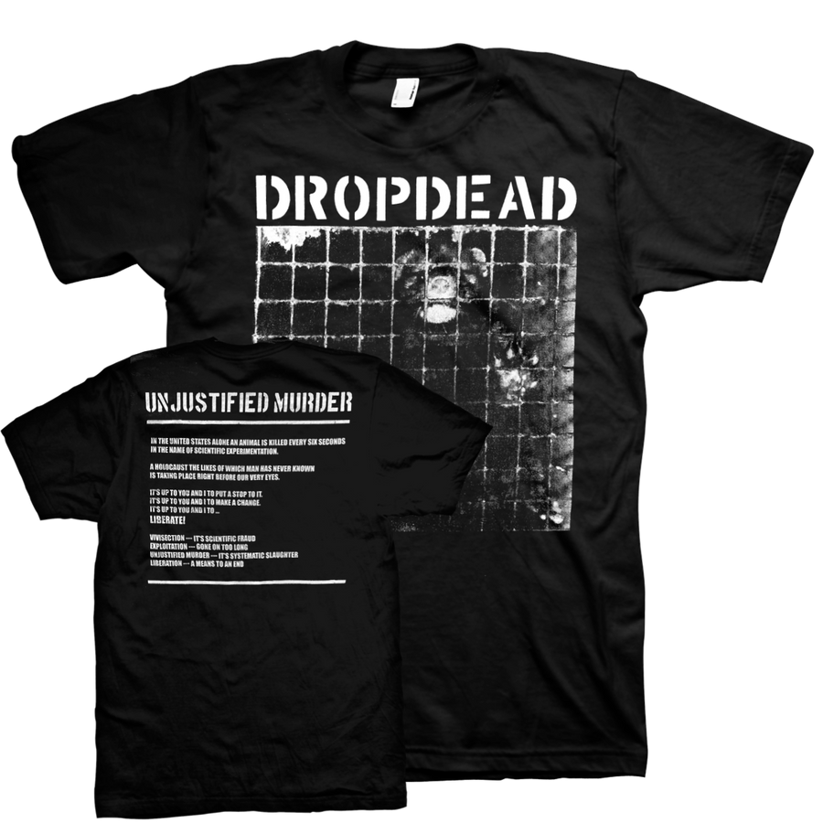 Dropdead "Unjustified Murder" Black T-Shirt
