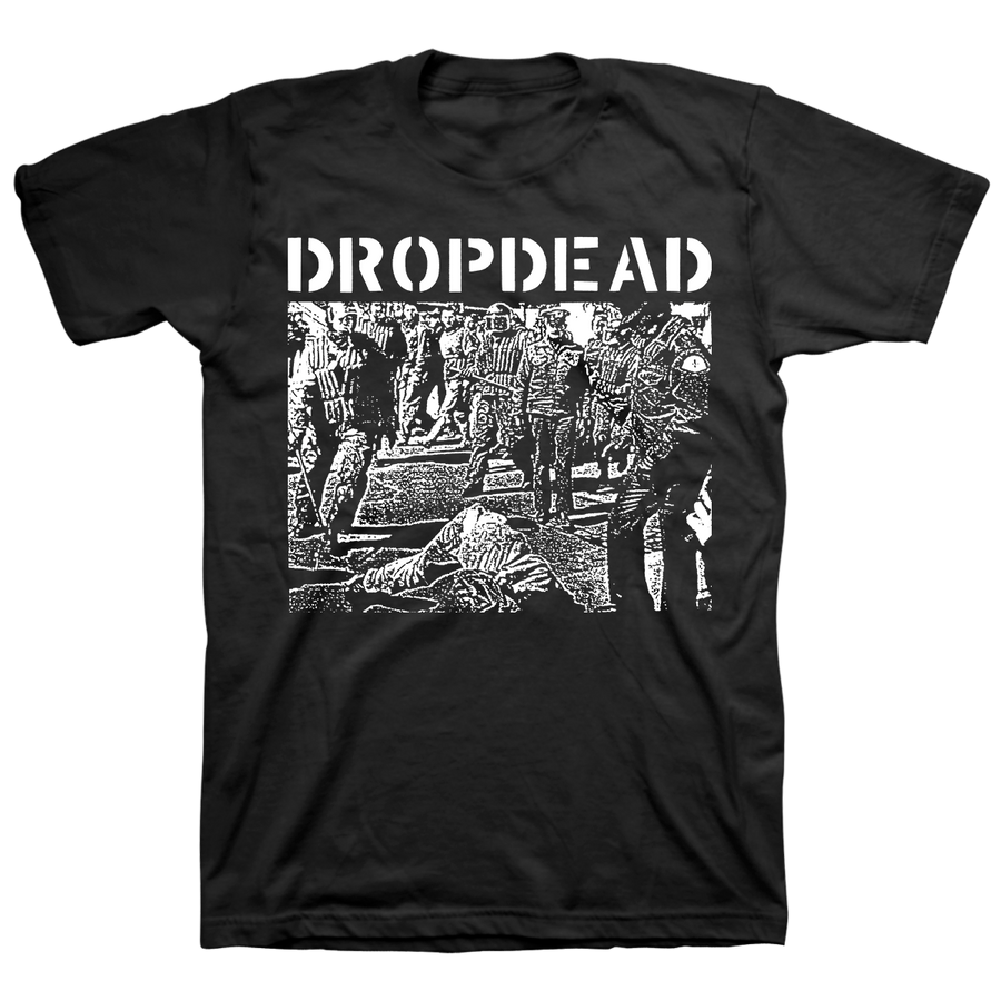Dropdead "Cops: White" Black T-Shirt