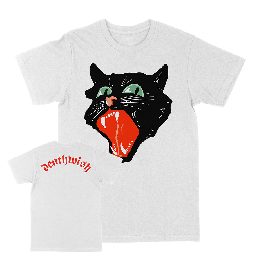 Deathwish "Black Cat" White T-Shirt