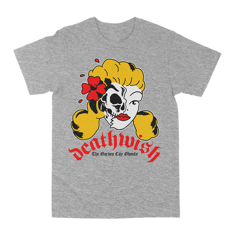 Deathwish "Lady Death" Heather Grey T-Shirt