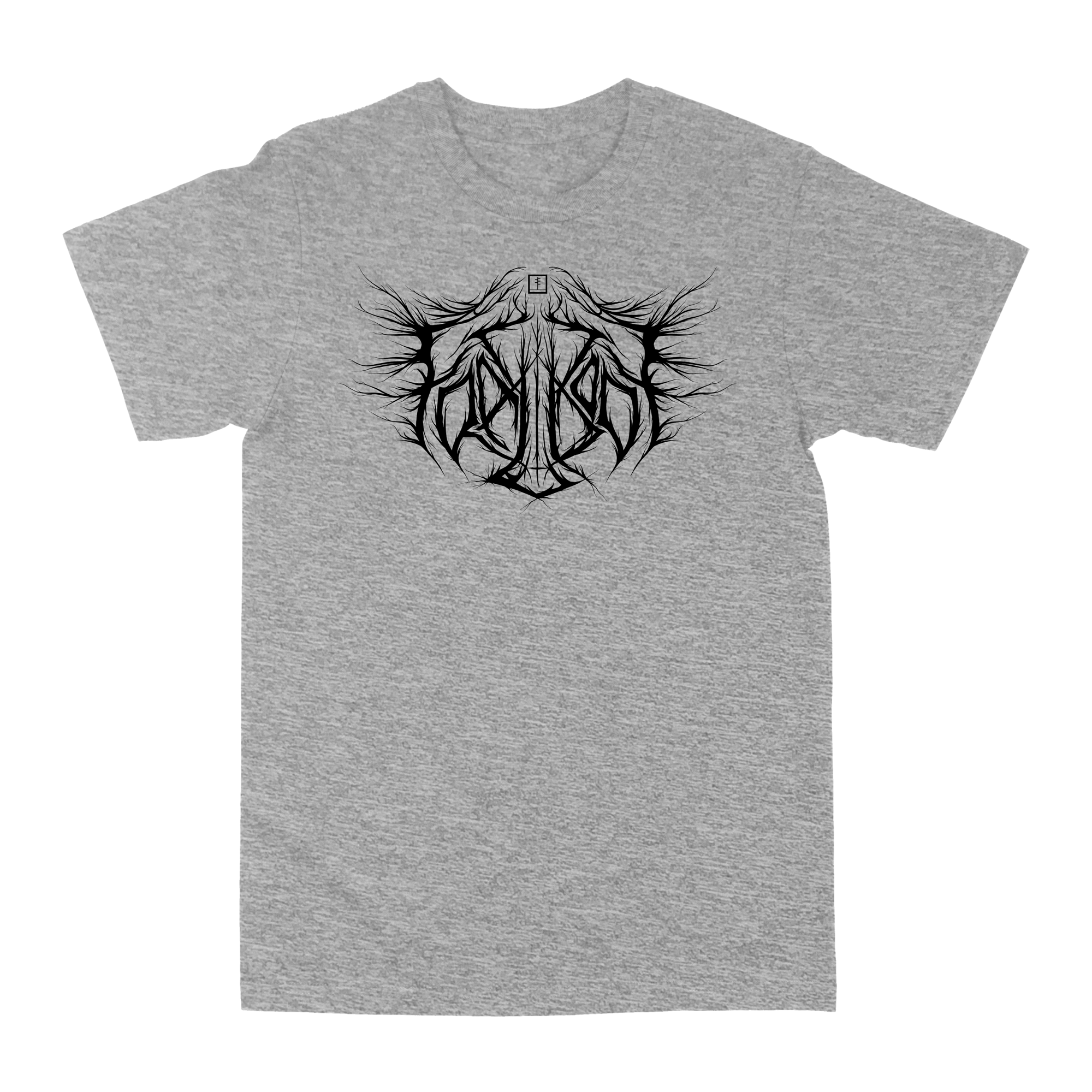 Frail Body "Metal Logo" Heather Grey T-Shirt
