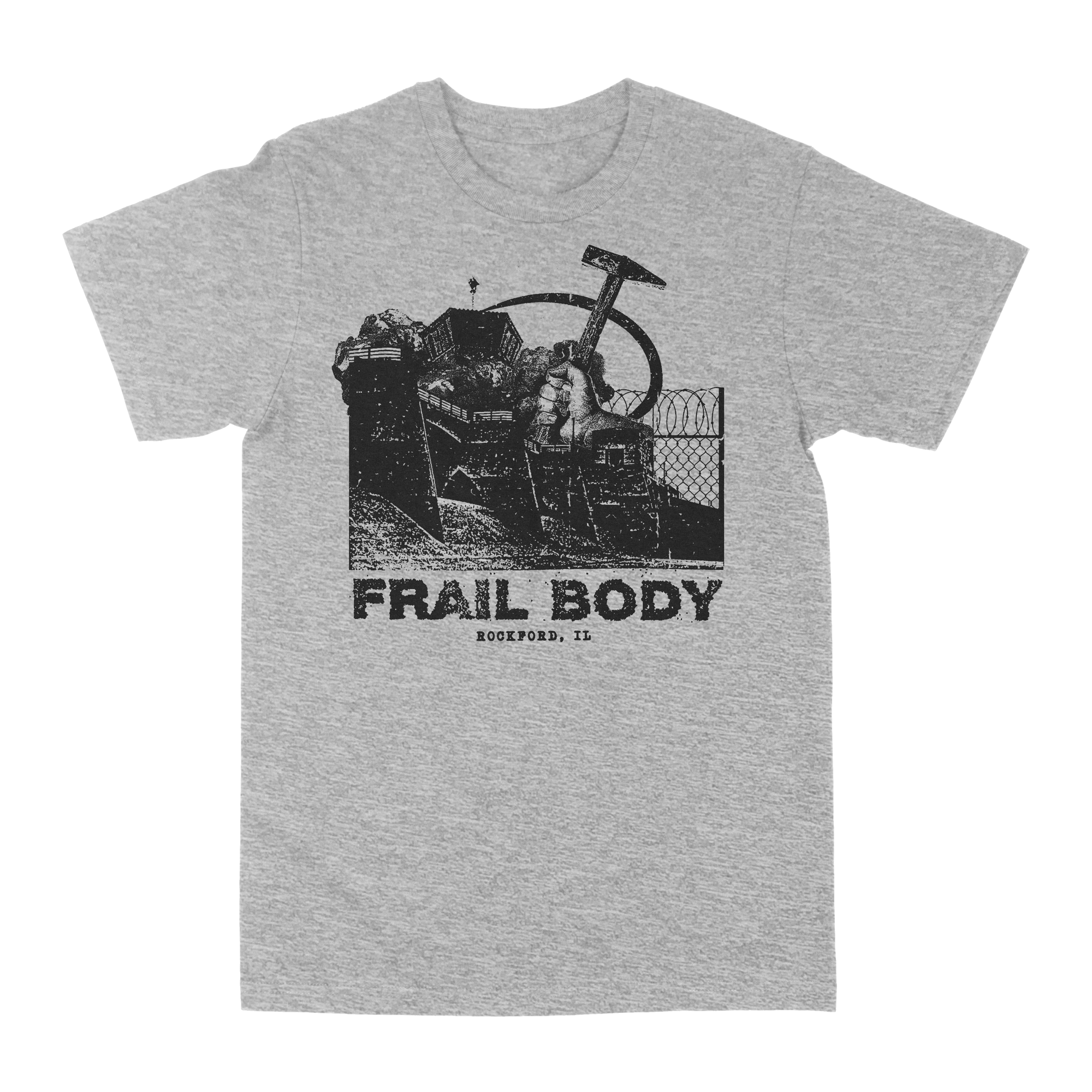 Frail Body "Rockford" Heather Grey T-Shirt
