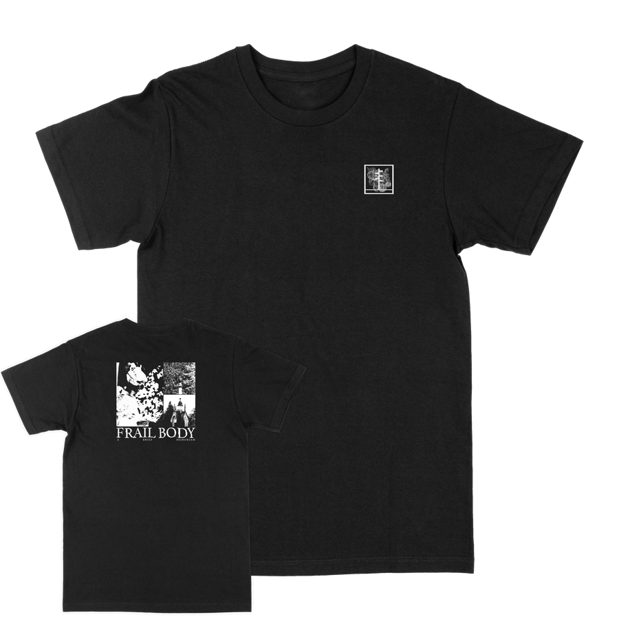 Frail Body "Pastel: Pocket Logo" Black T-Shirt