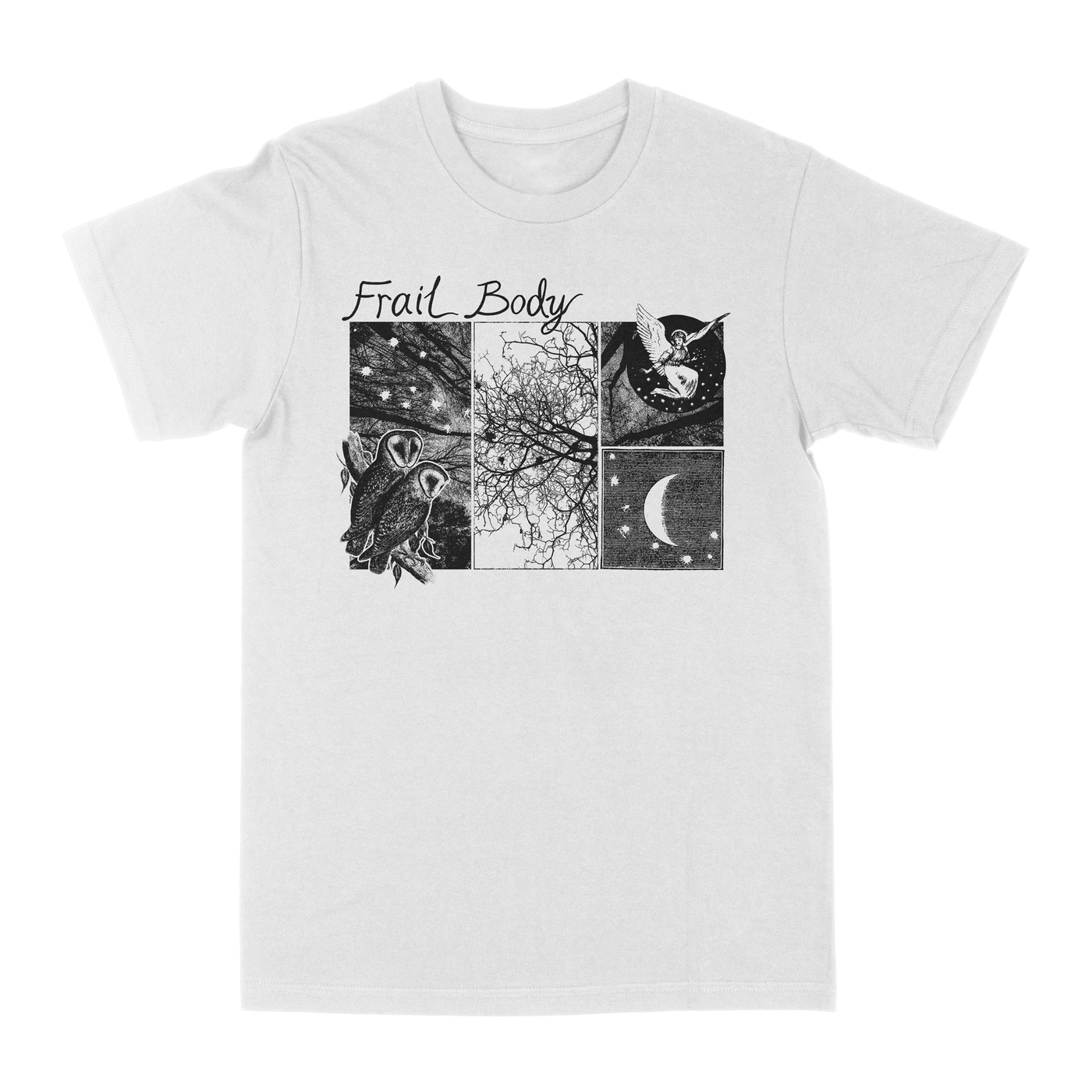 Frail Body "Your Death Makes Me Wish Heaven Was Real" White T-Shirt