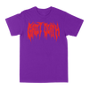 Greet Death "Metal Logo" Purple T-Shirt