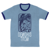 Genghis Tron “Braulio Amado” Light/Dark Blue Ringer T-Shirt