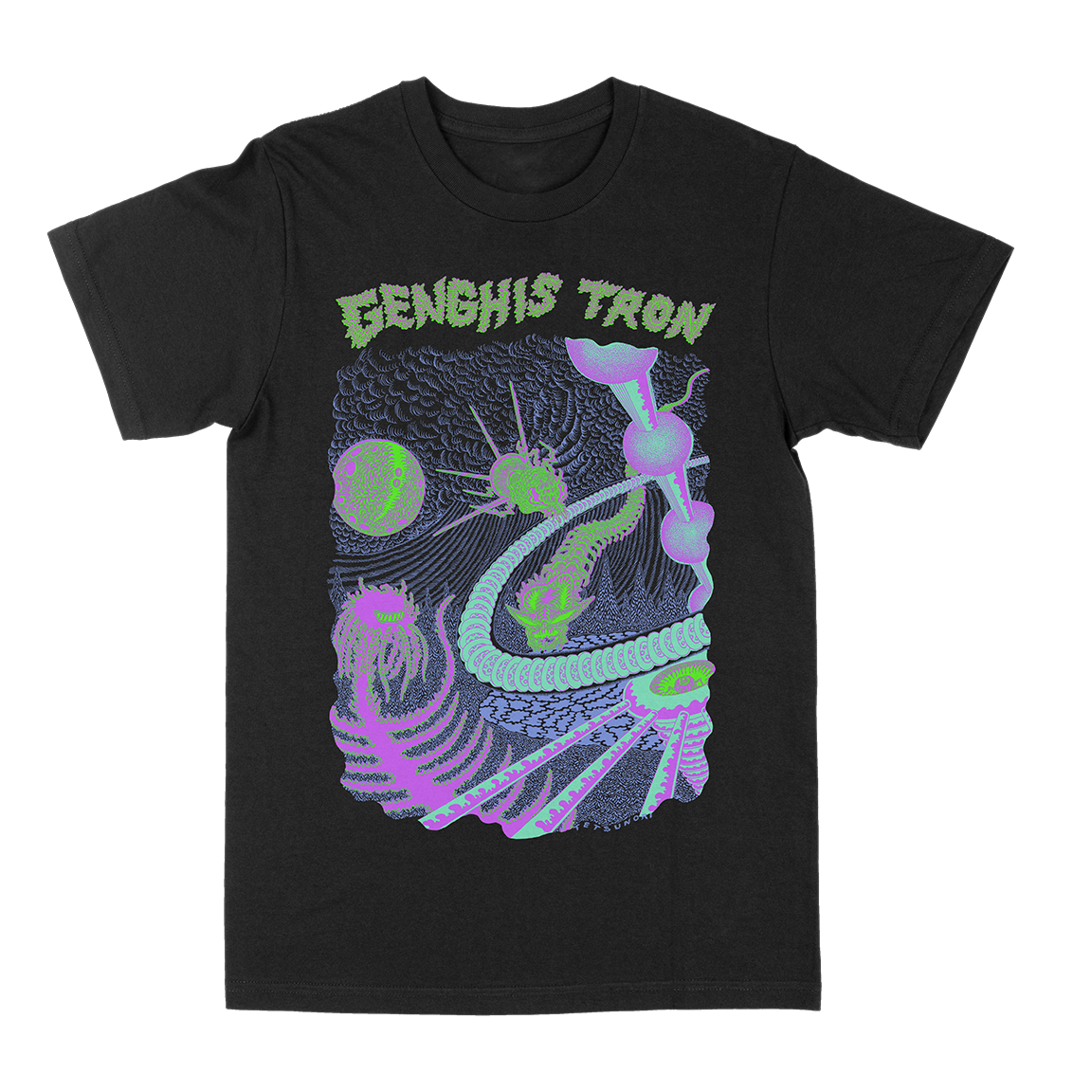 Genghis Tron “Tetsunori Trawaya” Black T-Shirt