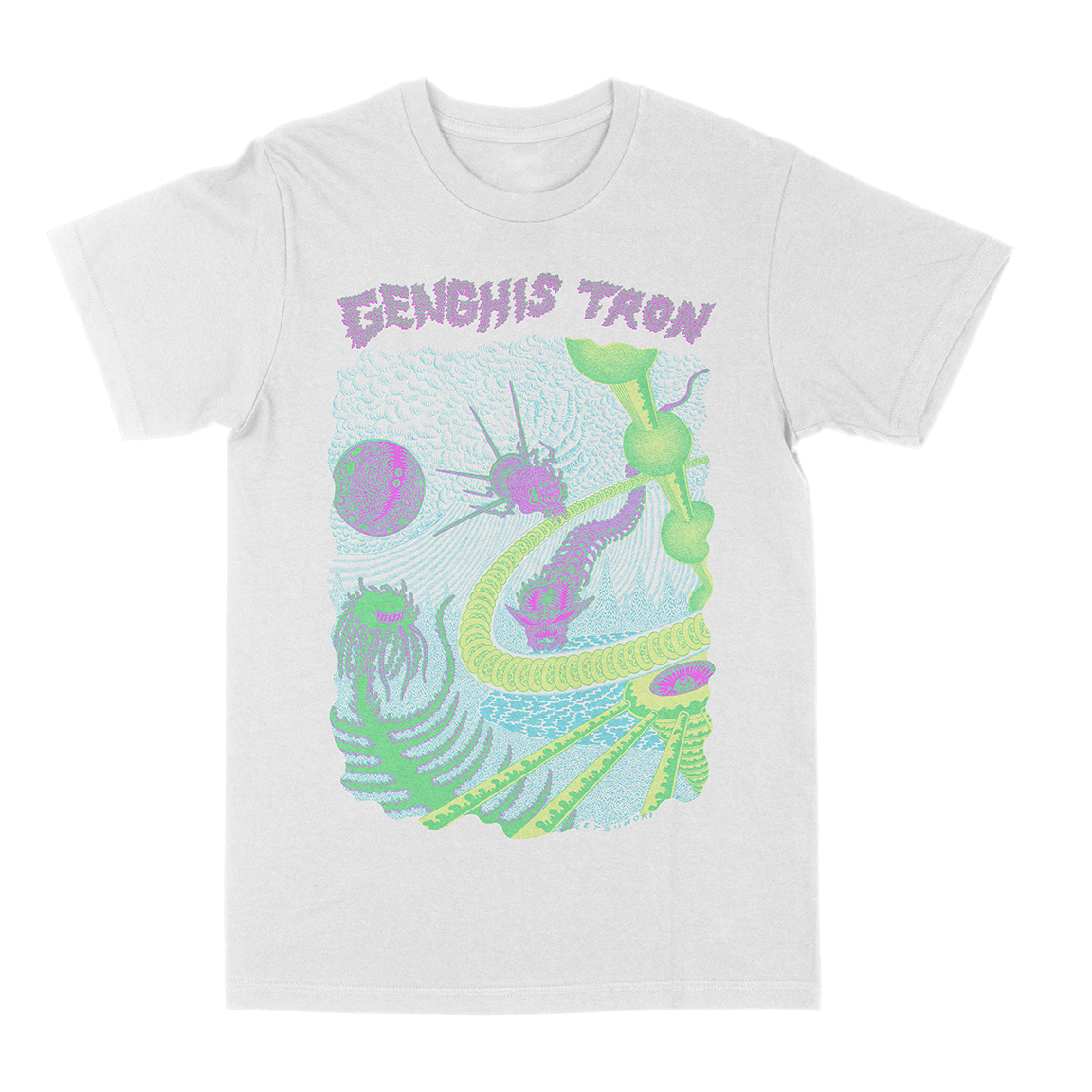 Genghis Tron “Tetsunori Trawaya” Vintage White T-Shirt