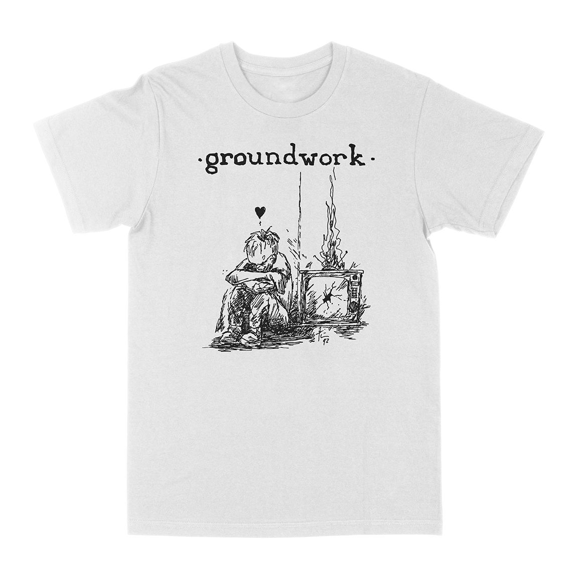 Groundwork "TV Boy" White T-Shirt