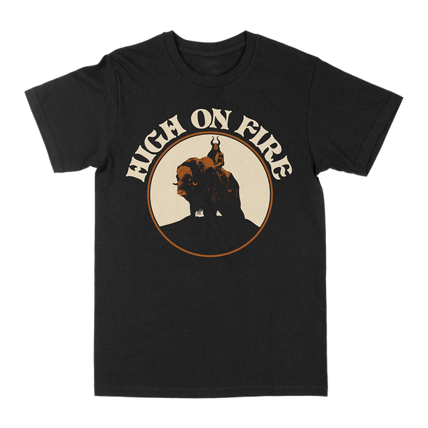 High On Fire “Musk Ox Rider” Black T-Shirt - Deathwish Inc
