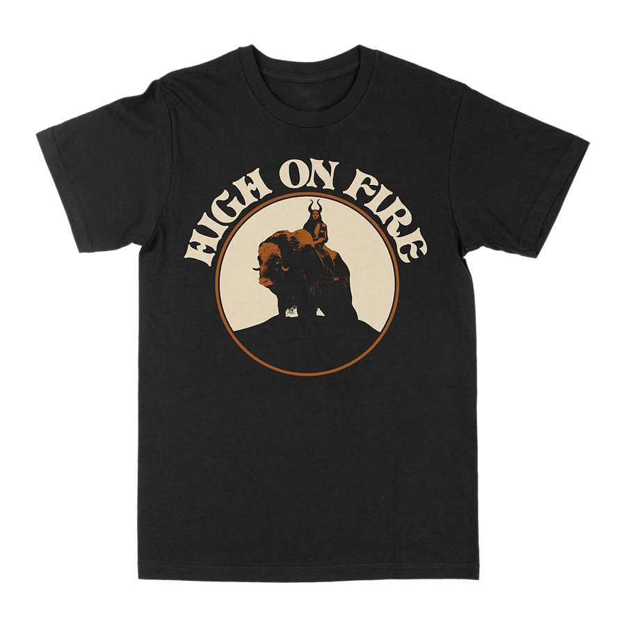 High On Fire “Musk Ox Rider” Black T-Shirt
