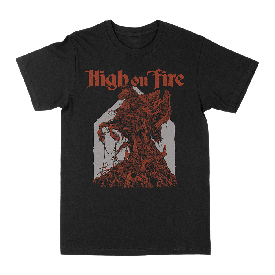High On Fire “Dark Horse: Tour Edition” Black T-Shirt