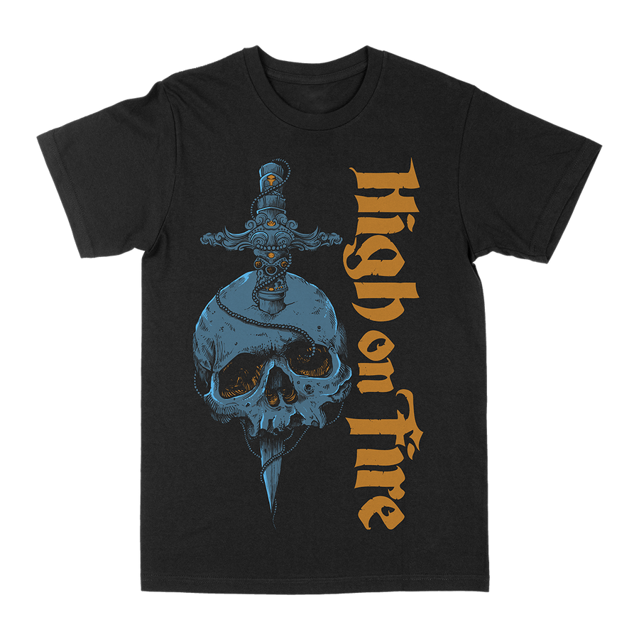 High On Fire “Skull Knife” Black T-Shirt