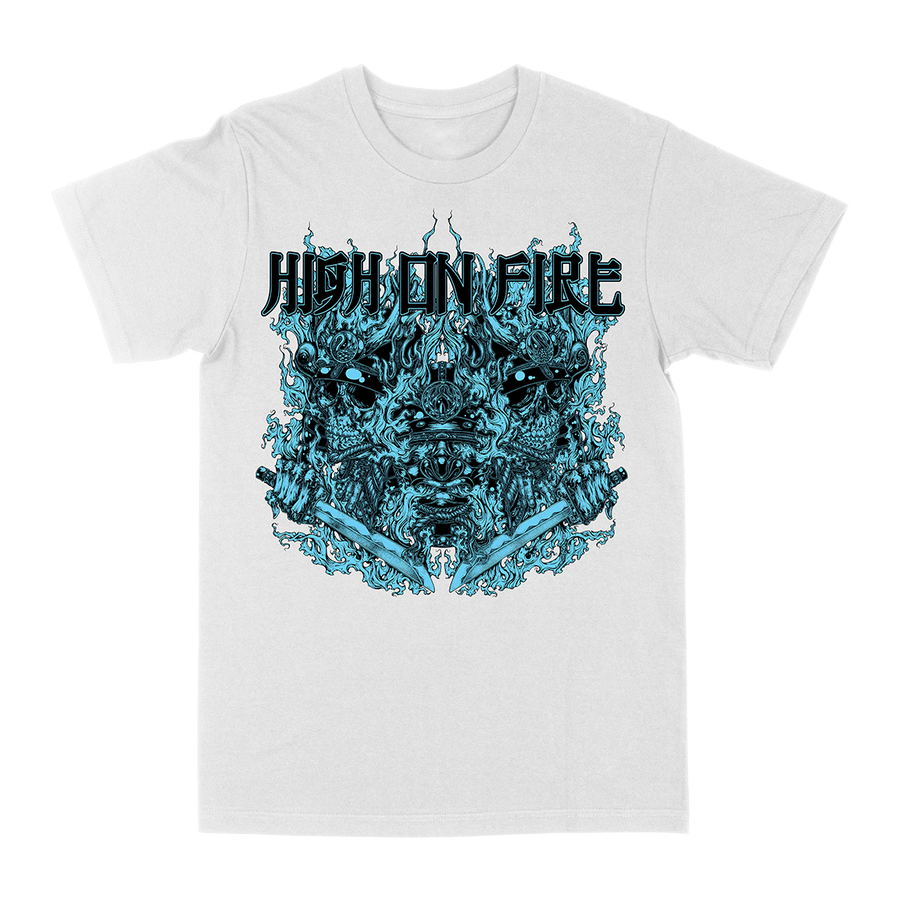 High On Fire “Bastard Samurai” White T-Shirt