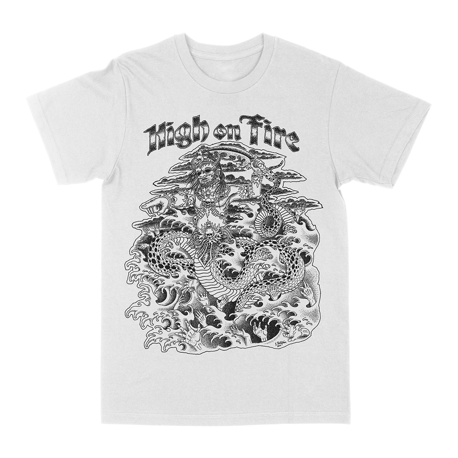 High On Fire “Serpent” White T-Shirt