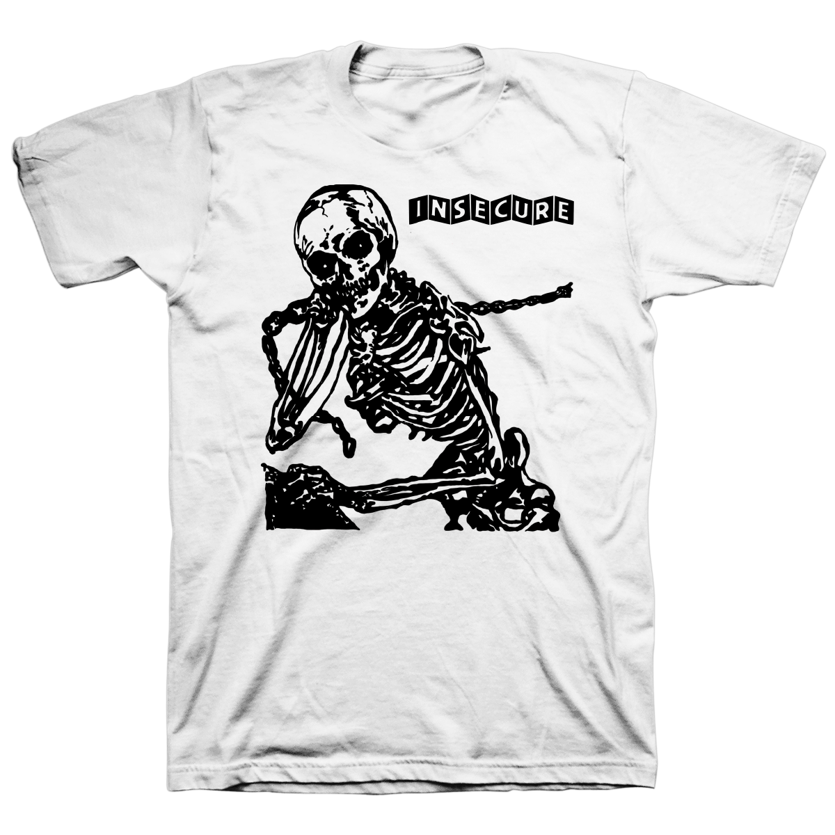 Insecure "Skeleton" White T-Shirt