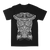 Jondix "Taramorph7: White" Black T-Shirt