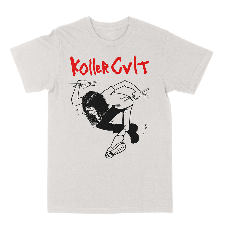 Koller Cvlt “Snare Man” Vintage White T-Shirt