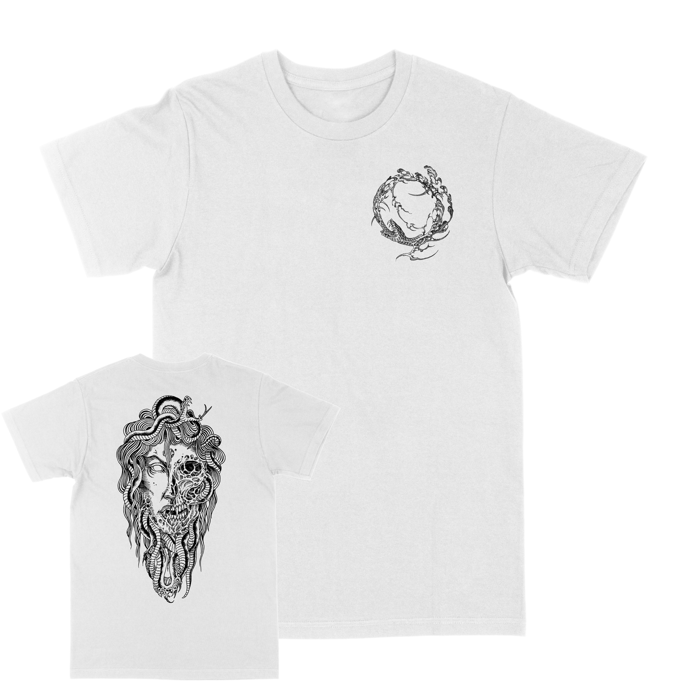 Keenan Bouchard "Medusa" White T-Shirt