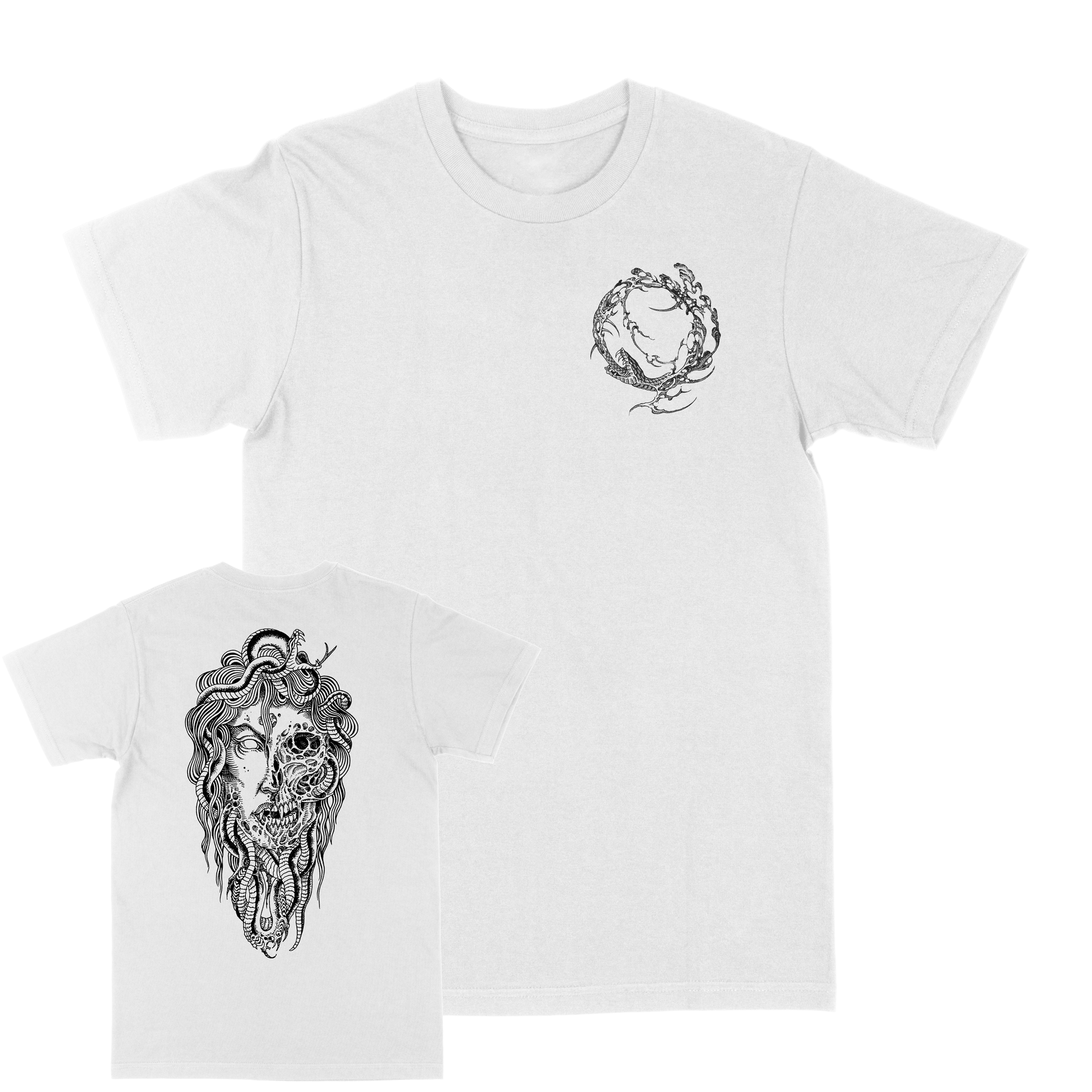 Keenan Bouchard "Medusa" White T-Shirt