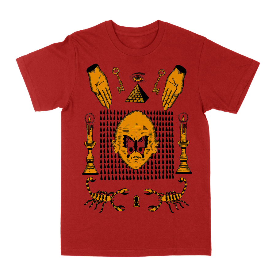 Marvin Nygaard "Butterfly Eyes" Red T-Shirt