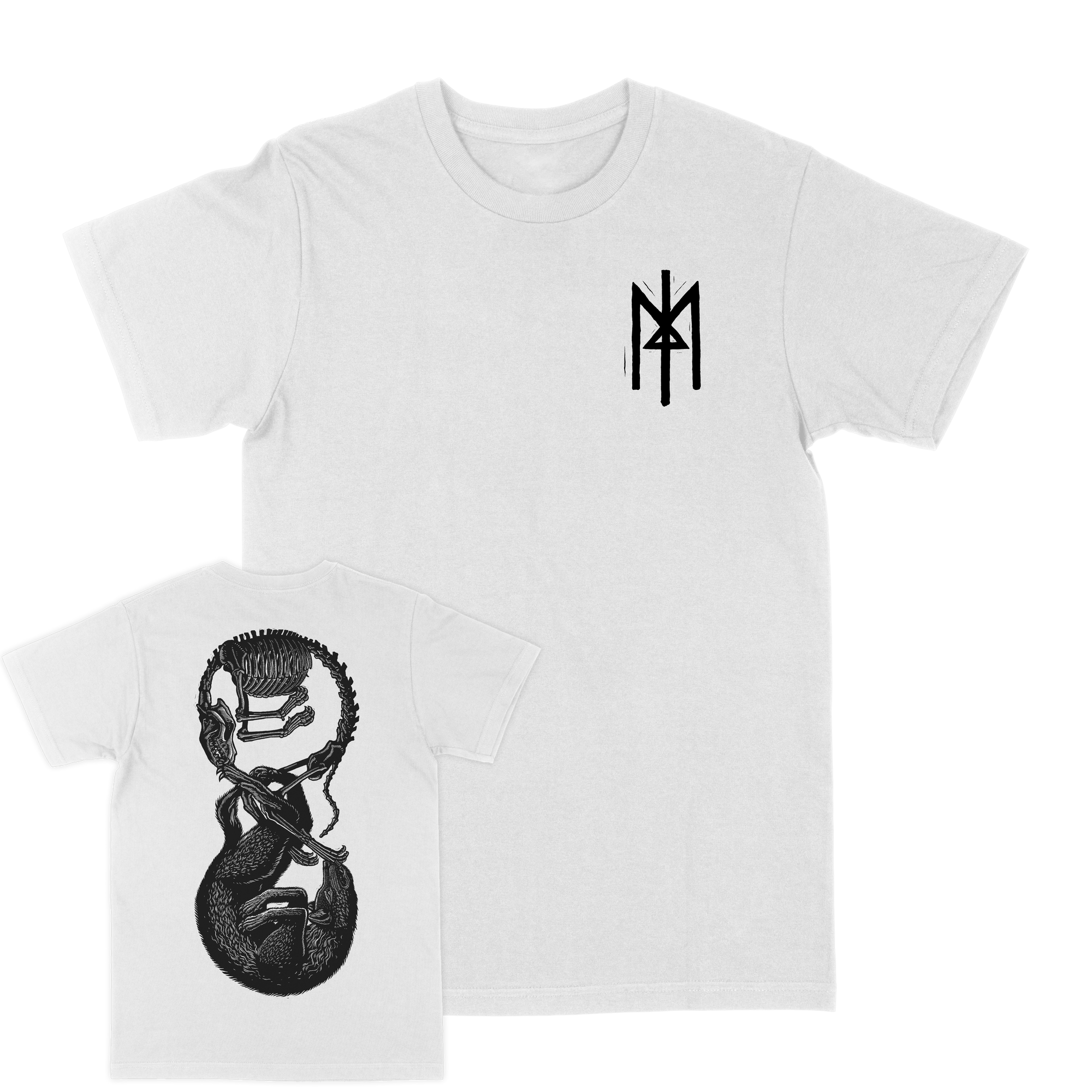 Mazatl "El Final" White T-Shirt