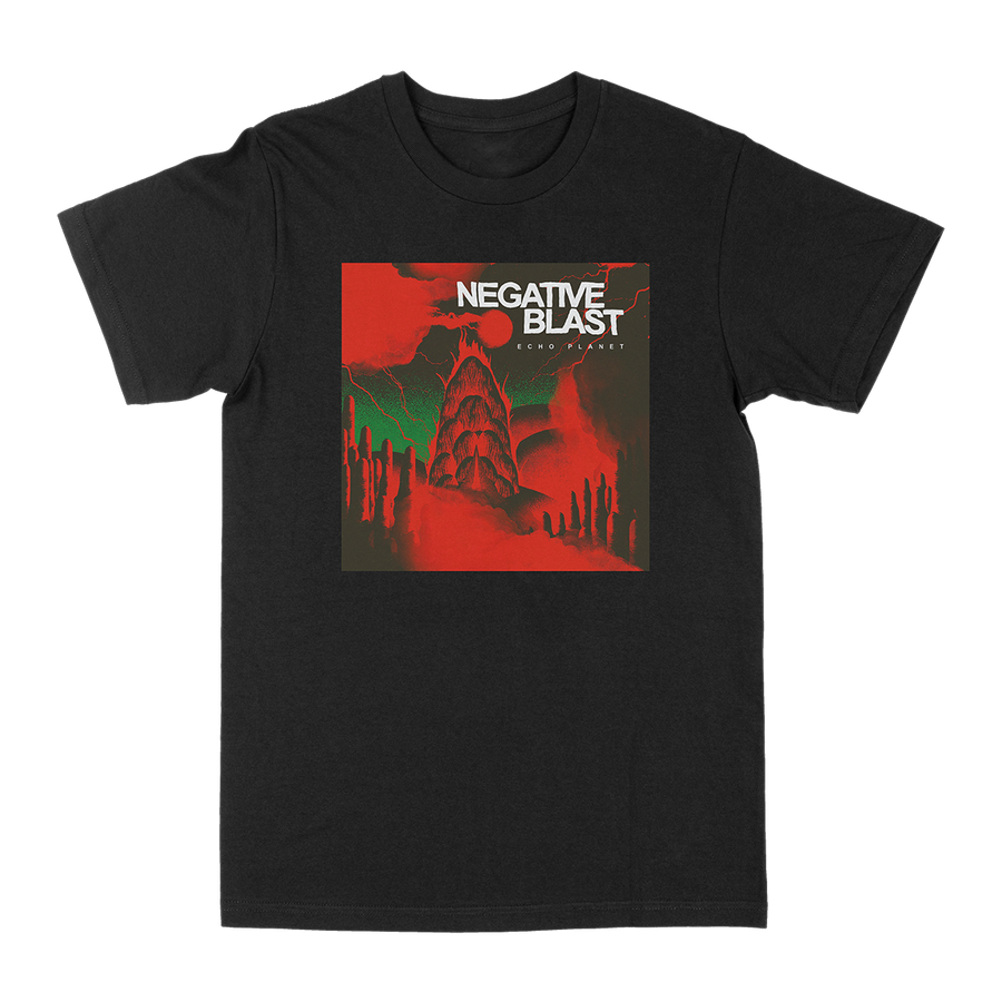 Negative Blast “Echo Planet” Black T-Shirt