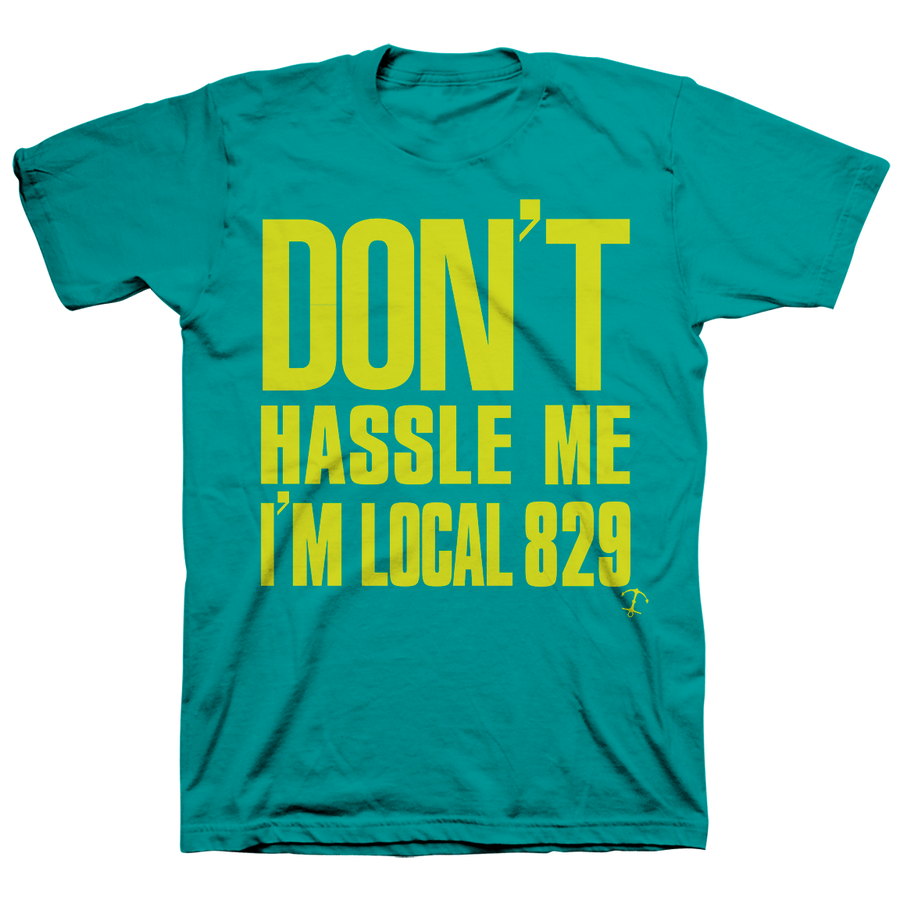 North of Boston Studios "Local 829" Teal T-Shirt