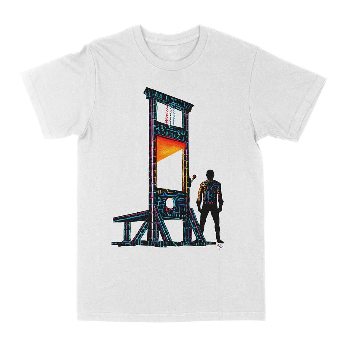 Nick Pyle "Guillotine" White T-Shirt