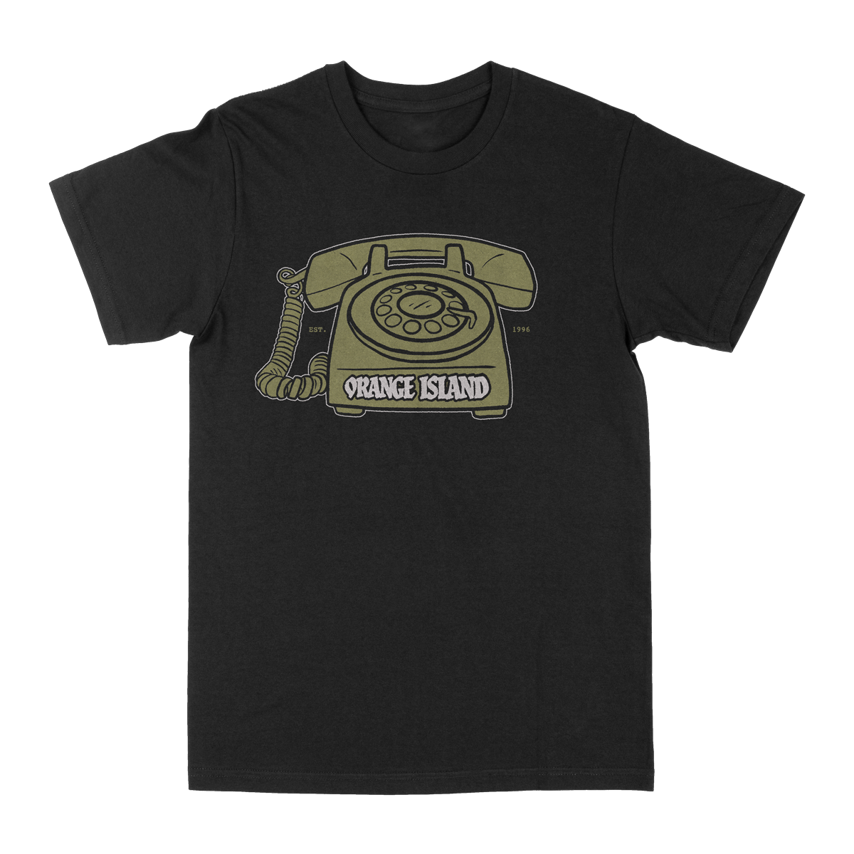 Orange Island "Calling" Black T-Shirt