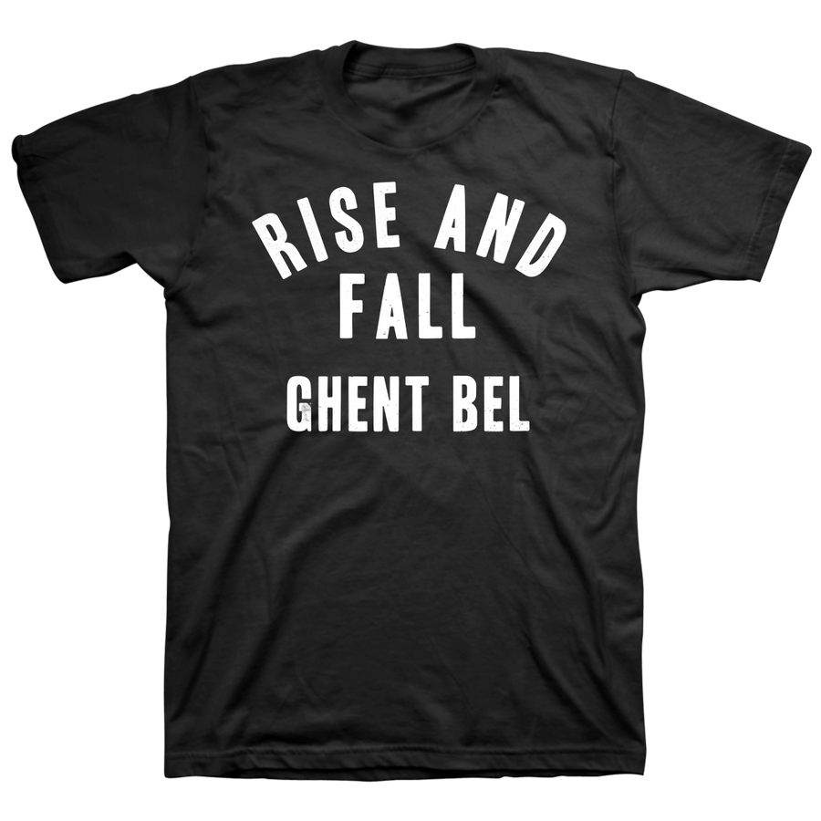 Rise And Fall "Ghent Bel" Black T-Shirt
