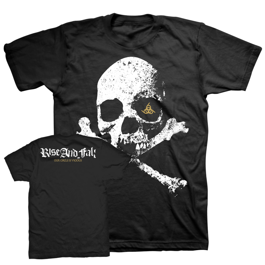 Rise And Fall "Our Circle: Skull" Black T-Shirt