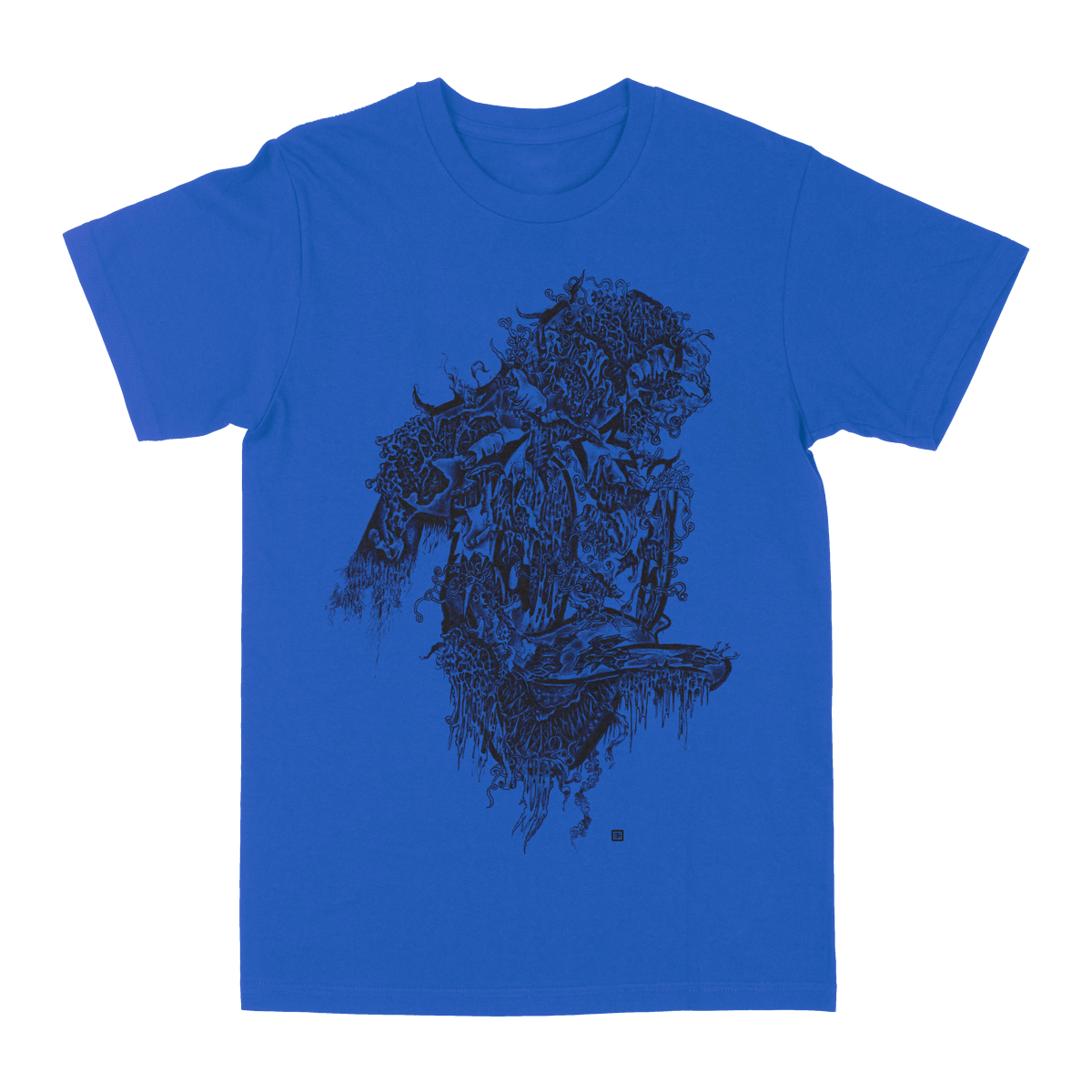 Seldon Hunt "Decayed Toons: Donald" Royal Blue T-Shirt