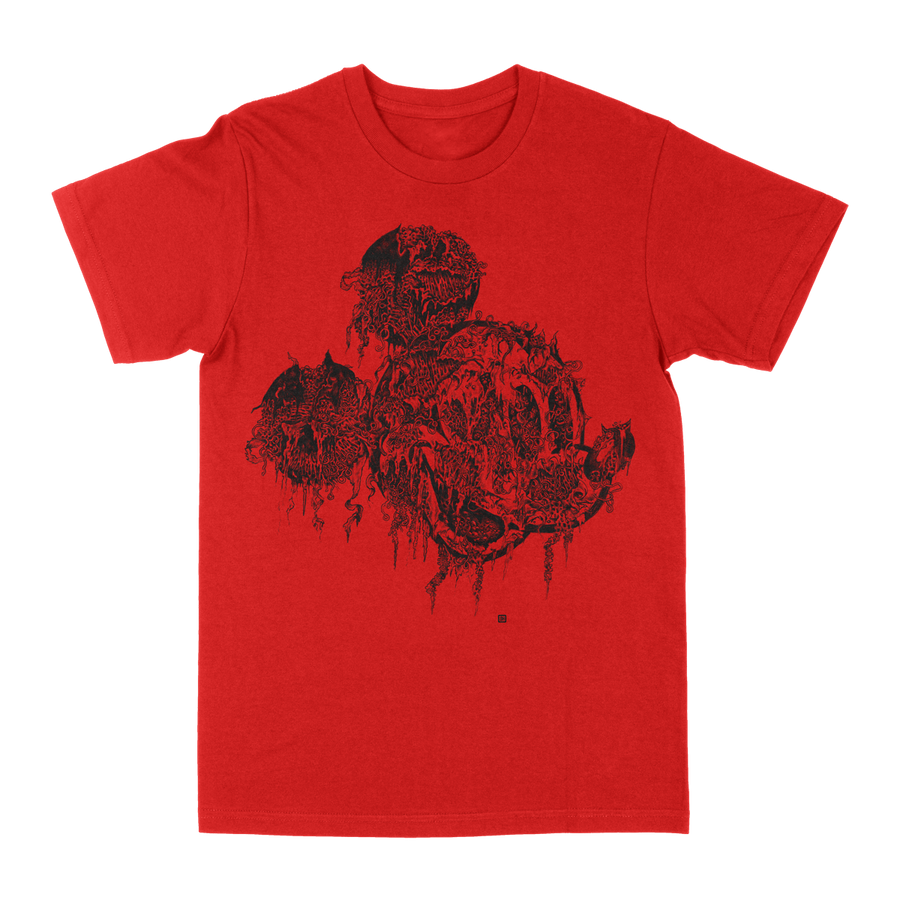 Seldon Hunt "Decayed Toons: Mickey" Red T-Shirt