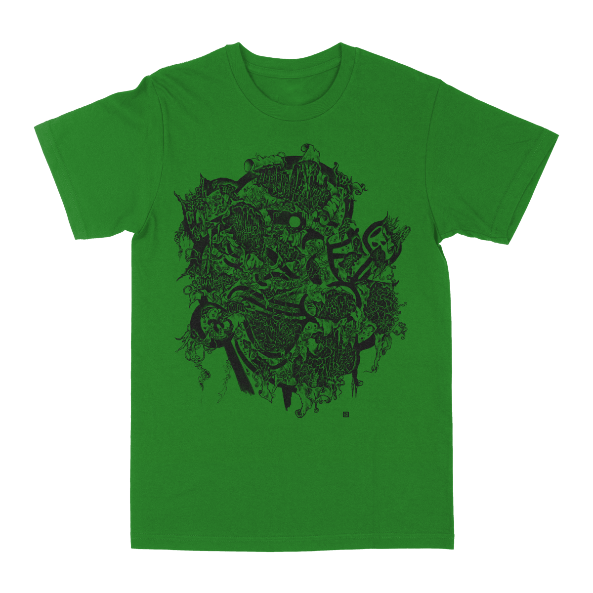Seldon Hunt "Decayed Toons: Popeye" Green T-Shirt