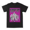 Sloth Fist “Pink Cartoon by Brian Walsby” Black T-Shirt