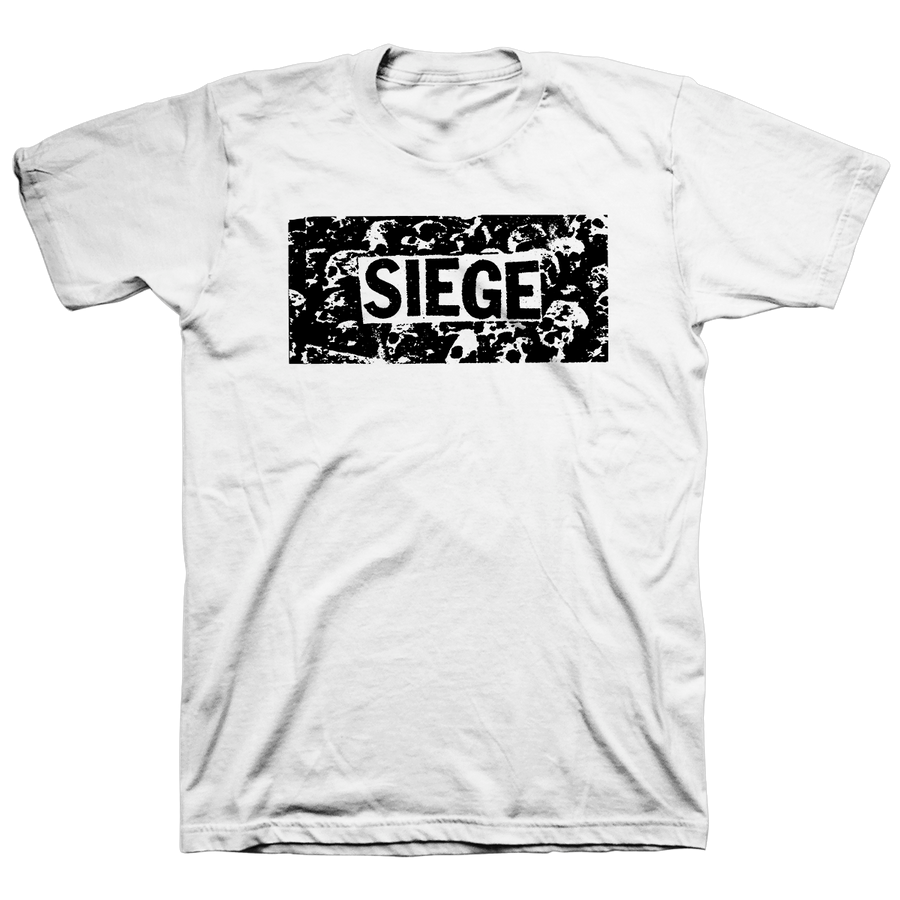 Siege "Skulls" White T-Shirt