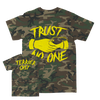 Terrier Cvlt "Trust No One: Yellow" Camo T-Shirt